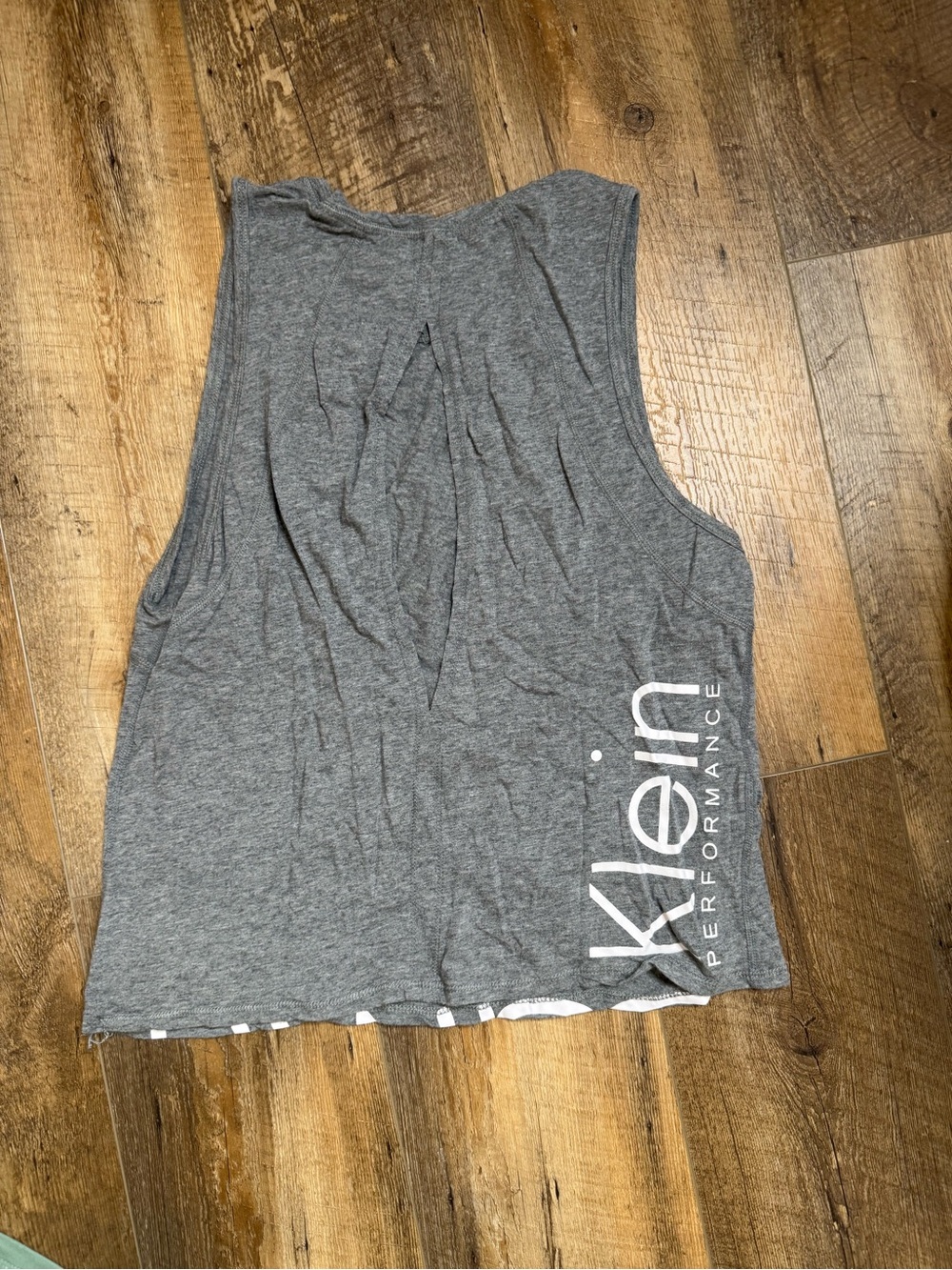 Calvin Klein Performance Cropped Tank Top, Size Small - Picture 2 of 3